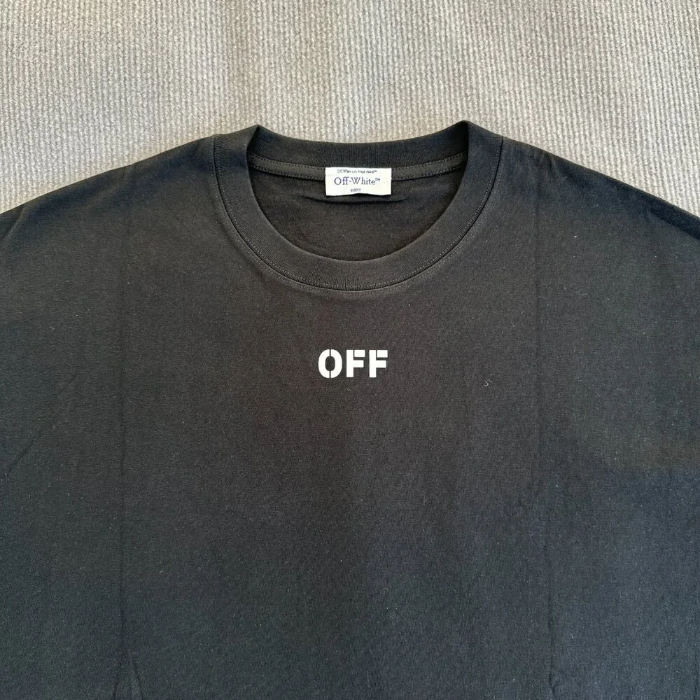 Off-White Men's Black T-shirt - Picture 5 of 7